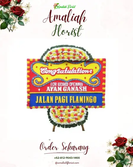 Sewa Papan Bunga Kalia Lia